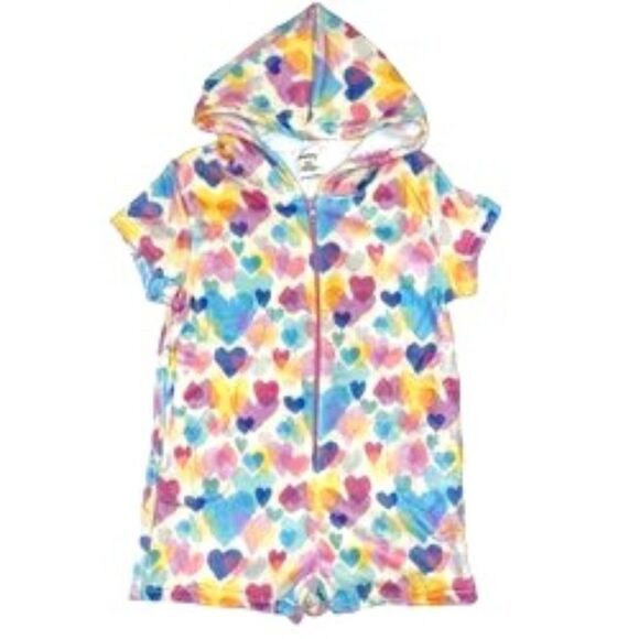 Iscream- Tween Pastel Heart Romper- Size M (10-12) - Picture 1 of 4